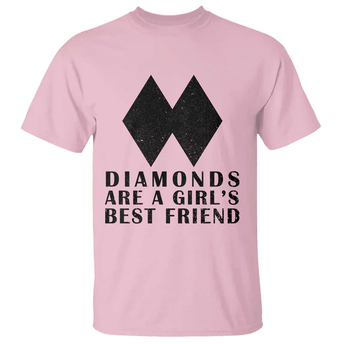 Funny Skiing Snowboarding T Shirt Diamonds Are A Girls Best Friend