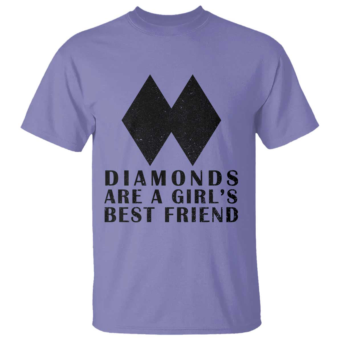 Funny Skiing Snowboarding T Shirt Diamonds Are A Girls Best Friend