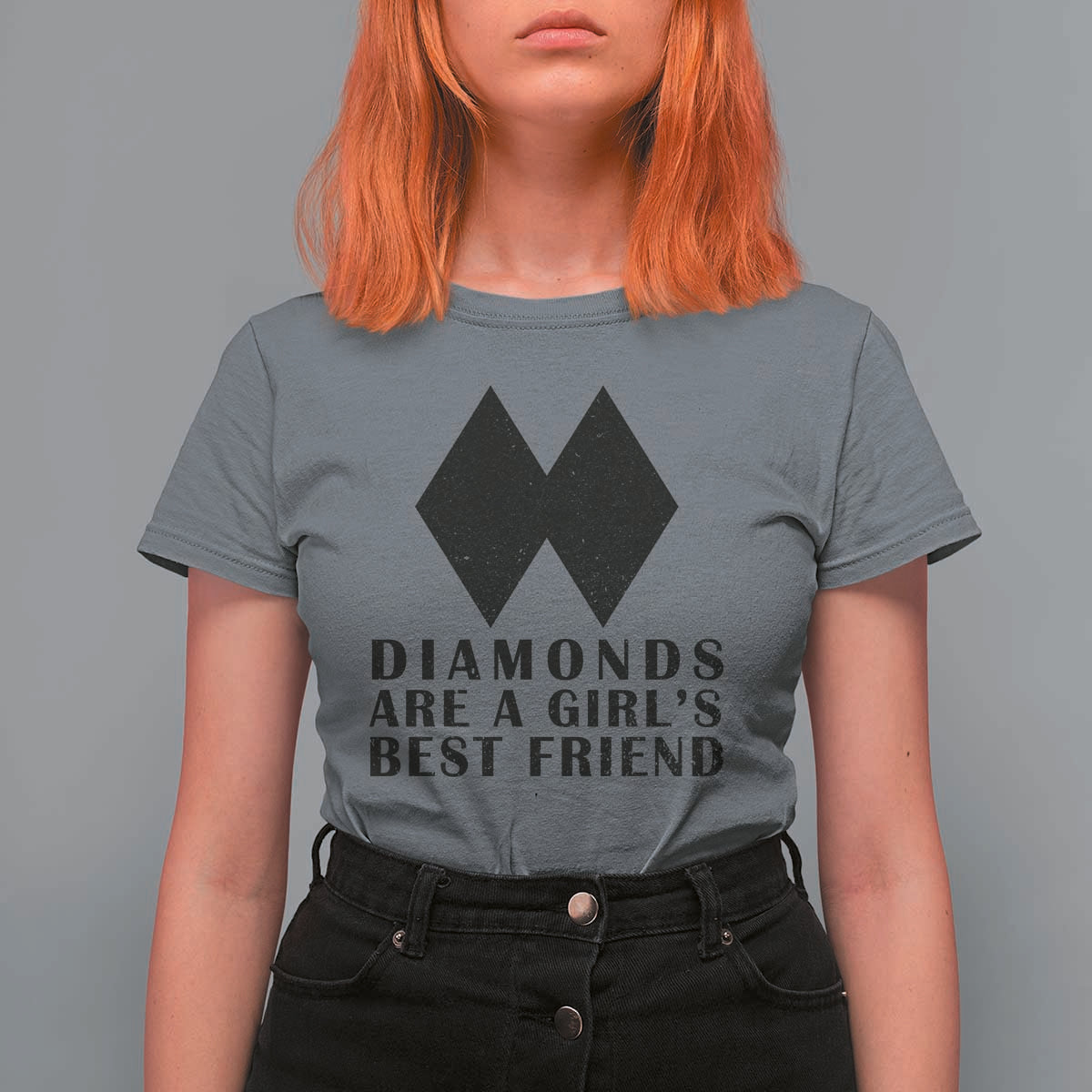 Funny Skiing Snowboarding T Shirt For Women Diamonds Are A Girls Best Friend