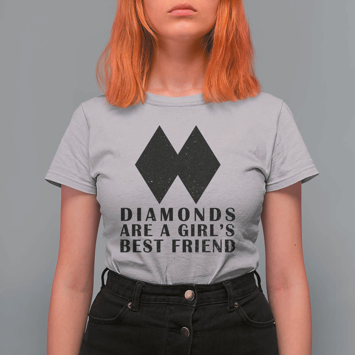 Funny Skiing Snowboarding T Shirt For Women Diamonds Are A Girls Best Friend