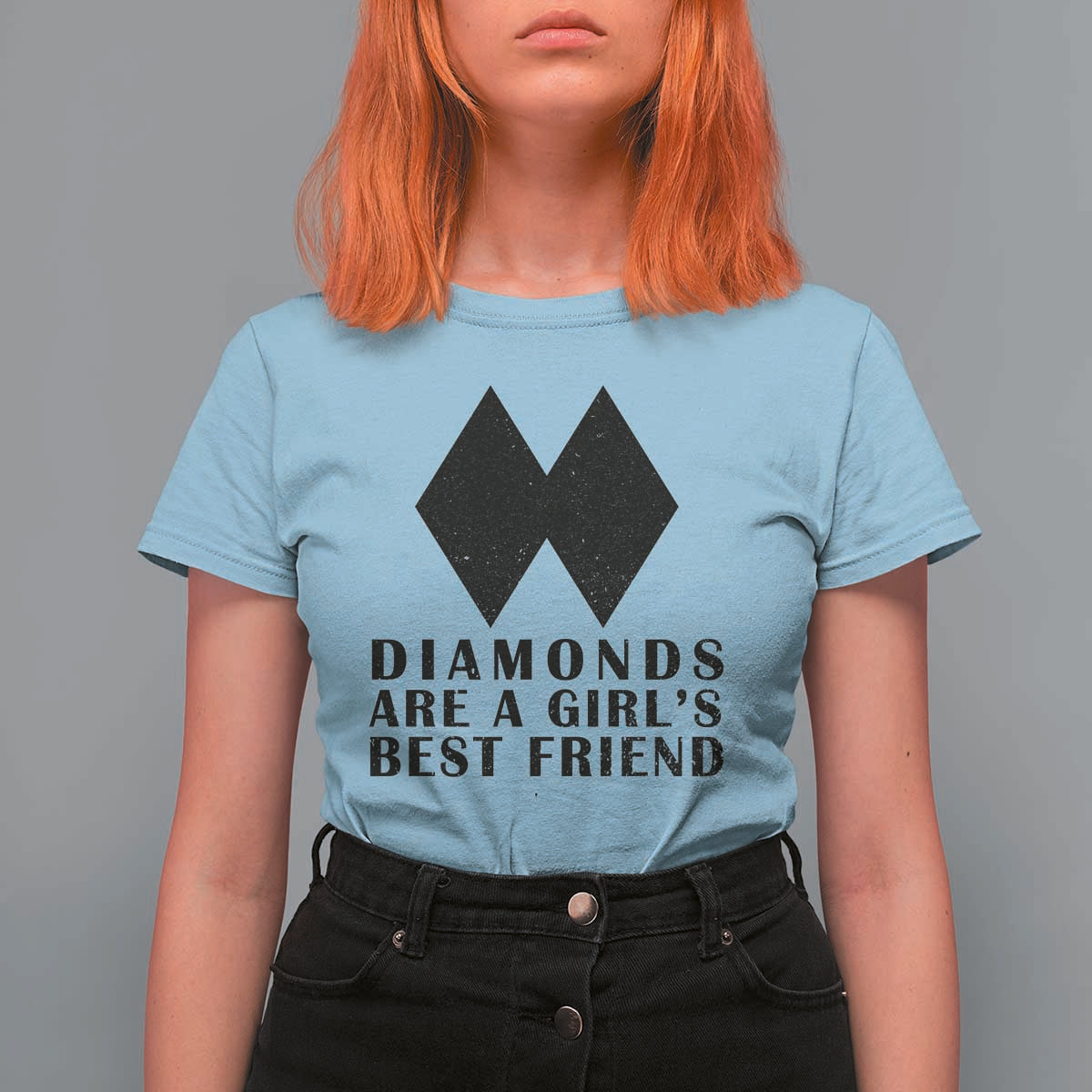 Funny Skiing Snowboarding T Shirt For Women Diamonds Are A Girls Best Friend