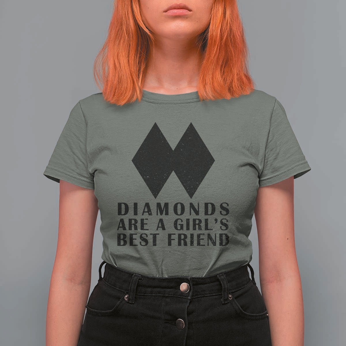 Funny Skiing Snowboarding T Shirt For Women Diamonds Are A Girls Best Friend