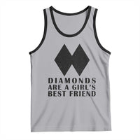 Funny Skiing Snowboarding Tank Top Diamonds Are A Girls Best Friend