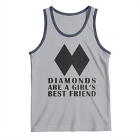 Funny Skiing Snowboarding Tank Top Diamonds Are A Girls Best Friend