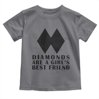 Funny Skiing Snowboarding Toddler T Shirt Diamonds Are A Girls Best Friend