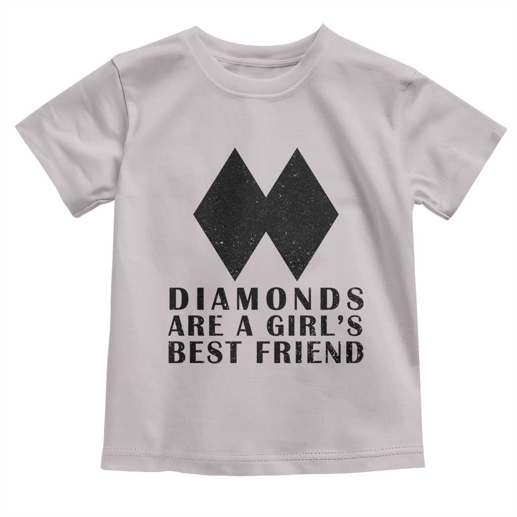 Funny Skiing Snowboarding Toddler T Shirt Diamonds Are A Girls Best Friend