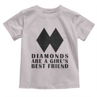 Funny Skiing Snowboarding Toddler T Shirt Diamonds Are A Girls Best Friend