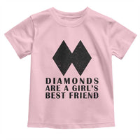 Funny Skiing Snowboarding Toddler T Shirt Diamonds Are A Girls Best Friend