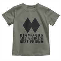 Funny Skiing Snowboarding Toddler T Shirt Diamonds Are A Girls Best Friend