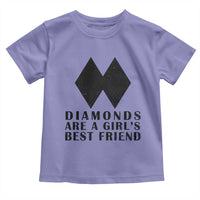 Funny Skiing Snowboarding Toddler T Shirt Diamonds Are A Girls Best Friend