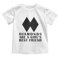 Funny Skiing Snowboarding Toddler T Shirt Diamonds Are A Girls Best Friend