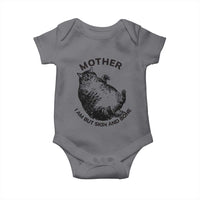 Funny Cat Mother I Am But Skin And Bone Baby Onesie - Wonder Print Shop
