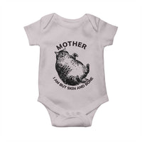 Funny Cat Mother I Am But Skin And Bone Baby Onesie - Wonder Print Shop
