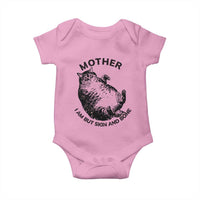 Funny Cat Mother I Am But Skin And Bone Baby Onesie - Wonder Print Shop