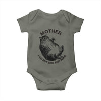 Funny Cat Mother I Am But Skin And Bone Baby Onesie - Wonder Print Shop