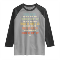 Funny 80s 90s Music Lover Raglan Shirt Things We Did Didnt Want Will Wont Do - Wonder Print Shop