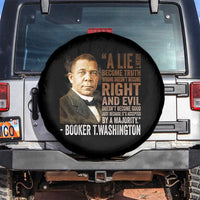 Booker Taliaferro Washington Spare Tire Cover A Lie Doesn't Become Truth Black History Month
