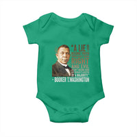 Booker Taliaferro Washington Baby Onesie A Lie Doesn't Become Truth Black History Month
