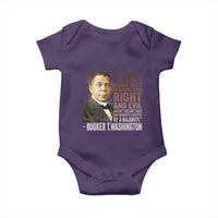 Booker Taliaferro Washington Baby Onesie A Lie Doesn't Become Truth Black History Month