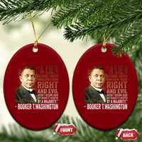 Booker Taliaferro Washington Ceramic Ornament A Lie Doesn't Become Truth Black History Month