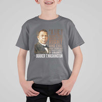 Booker Taliaferro Washington T Shirt For Kid A Lie Doesn't Become Truth Black History Month