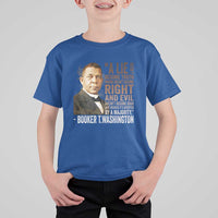 Booker Taliaferro Washington T Shirt For Kid A Lie Doesn't Become Truth Black History Month