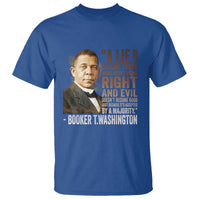 Booker Taliaferro Washington T Shirt A Lie Doesn't Become Truth Black History Month