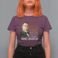 Booker Taliaferro Washington T Shirt For Women A Lie Doesn't Become Truth Black History Month