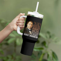 Booker Taliaferro Washington Tumbler With Handle A Lie Doesn't Become Truth Black History Month