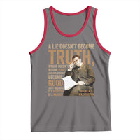 Booker Taliaferro Washington Tank Top A Lie Doesnt Become Truth Wrong Doesnt Become Right