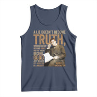 Booker Taliaferro Washington Tank Top A Lie Doesnt Become Truth Wrong Doesnt Become Right