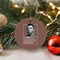 Booker Taliaferro Washington Ceramic Ornament Success Is To Be Measured Not So Much By The Position That One Has Reached