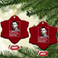 Booker Taliaferro Washington Ceramic Ornament Success Is To Be Measured Not So Much By The Position That One Has Reached