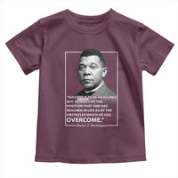 Booker Taliaferro Washington Toddler T Shirt Success Is To Be Measured Not So Much By The Position That One Has Reached