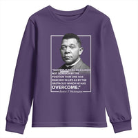 Booker Taliaferro Washington Youth Sweatshirt Success Is To Be Measured Not So Much By The Position That One Has Reached