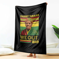 Harriet Tubman Throw Blanket We Out 1849 African American History