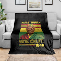 Harriet Tubman Throw Blanket We Out 1849 African American History
