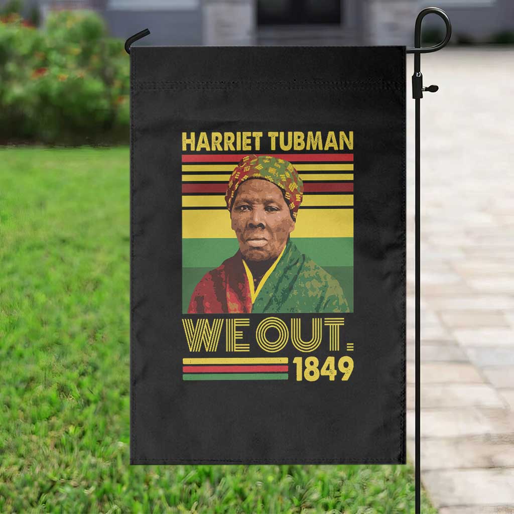 Harriet Tubman Garden Flag We Out 1849 African American History