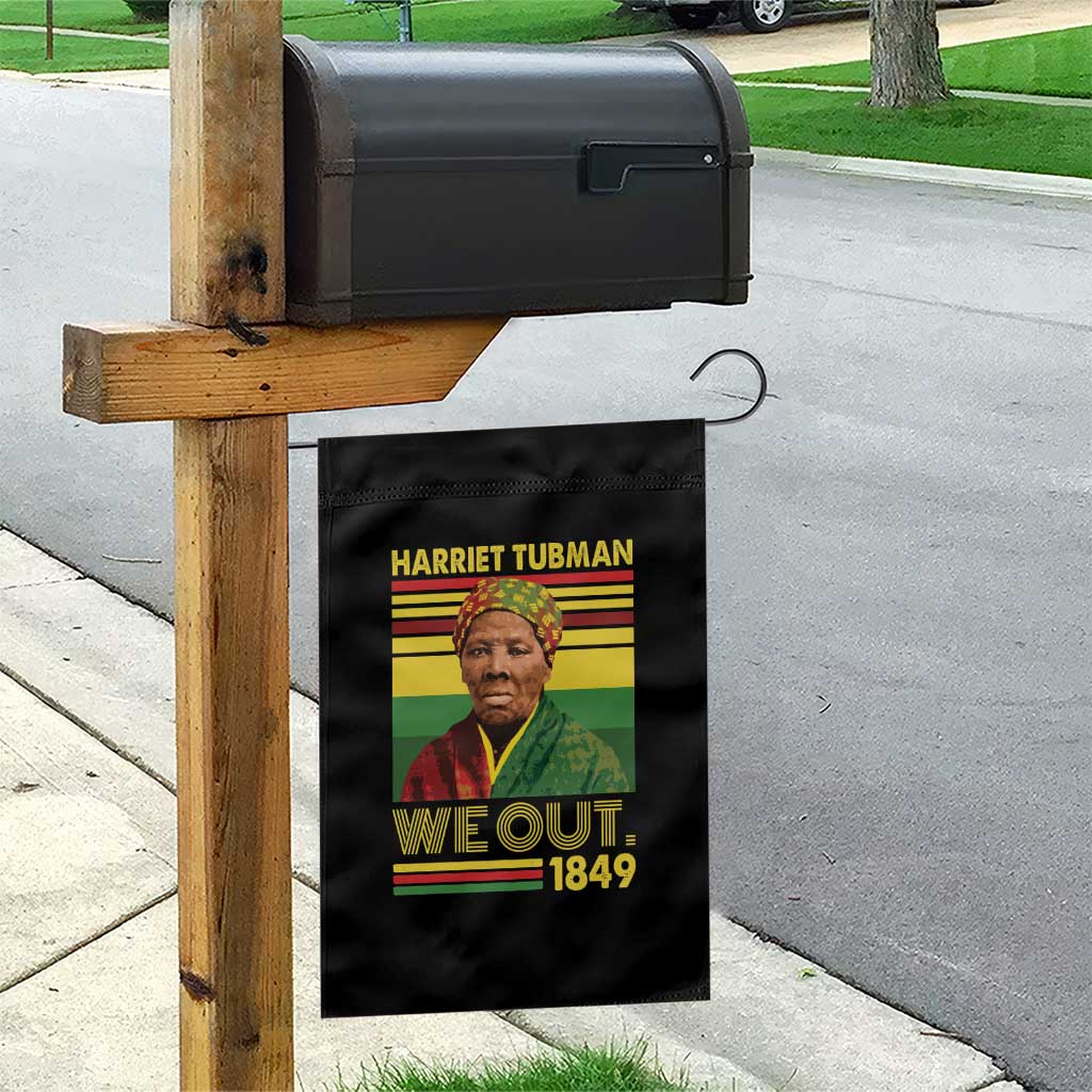 Harriet Tubman Garden Flag We Out 1849 African American History