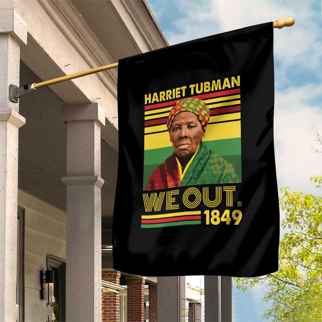 Harriet Tubman Garden Flag We Out 1849 African American History