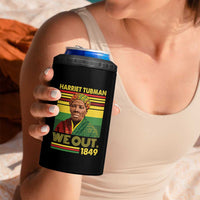 Harriet Tubman 4 in 1 Can Cooler Tumbler We Out 1849 African American History