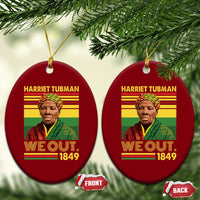 Harriet Tubman Ceramic Ornament We Out 1849 African American History