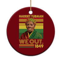 Harriet Tubman Ceramic Ornament We Out 1849 African American History