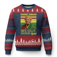 Harriet Tubman Ugly Christmas Sweater We Out 1849 African American History