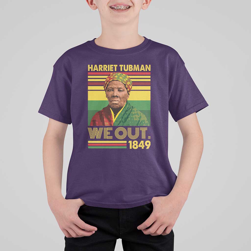 Harriet Tubman T Shirt For Kid We Out 1849 African American History
