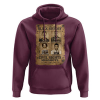 Black History Civil Rights Mugshots Hoodie Malcolm X MLK John Lewis Huey P Newton