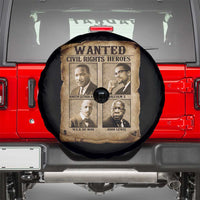Black Leaders Spare Tire Cover Wanted Civil Rights Heroes MLK Malcolm X Web John Lewis