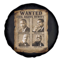 Black Leaders Spare Tire Cover Wanted Civil Rights Heroes MLK Malcolm X Web John Lewis