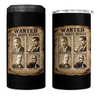 Black Leaders 4 in 1 Can Cooler Tumbler Wanted Civil Rights Heroes MLK Malcolm X Web John Lewis