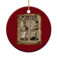 Black Leaders Ceramic Ornament Wanted Civil Rights Heroes MLK Malcolm X Web John Lewis